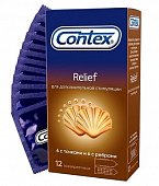 Купить contex (контекс) презервативы relief рельефные 12шт в Богородске