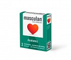 Masculan (Маскулан) Презервативы облегающей анатомической формы Anatomic, 3 шт
