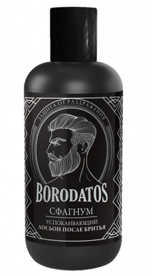 Купить бородатос (borodatos) лосьон после бритья успокаивающий сфагнум, 200мл в Богородске
