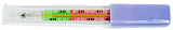 Термометр медицинский ртутный максимальный стеклянный Импекс-Мед цветная шкала