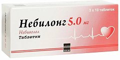 Купить небилонг, таблетки 5мг, 30 шт в Богородске