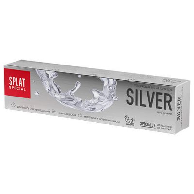 Купить сплат (splat) зубная паста специал серебро, 75мл в Богородске