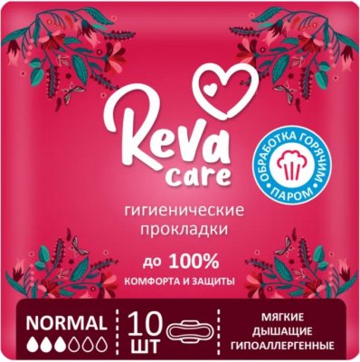 Купить reva care (рева кеа) прокладки гигиенические, normal 10шт в Богородске
