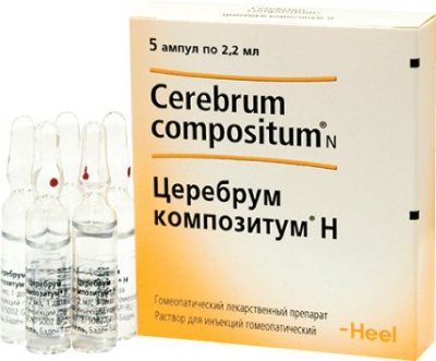 Купить церебрум композитум н, раствор для инъекций гомеопатический 2,2мл, 5шт в Богородске