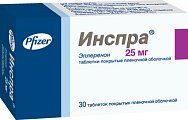 Купить инспра, таблетки, покрытые пленочной оболочкой 25мг, 30 шт в Богородске