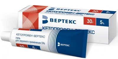 Купить кетопрофен-вертекс, гель для наружного применения 5%, 30г в Богородске