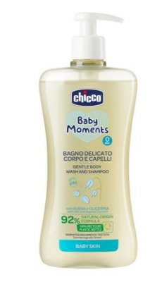 Купить chicco baby moments (чикко) пена для тела и волос нежная детская 500мл в Богородске