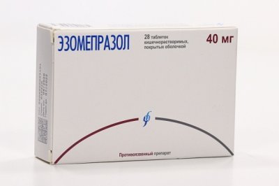 Купить эзомепразол, таблетки кишечнорастворимые, покрытые оболочкой 40мг, 28 шт в Богородске