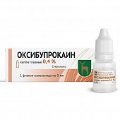 Купить оксибупрокаин, капли глазные 0,4%, флакон-капельница 5мл в Богородске