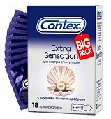 Купить contex (контекс) презервативы extra sensation 18шт в Богородске