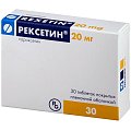 Купить рексетин, таблетки, покрытые пленочной оболочкой 20мг, 30 шт в Богородске