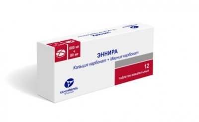 Купить эннира, таблетки жевательные 680 мг+80 мг, 12 шт в Богородске