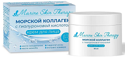 Купить marine skin therapy (марин скин терапи) крем для лица морской коллаген с гиалуроновой кислотой, 50мл в Богородске