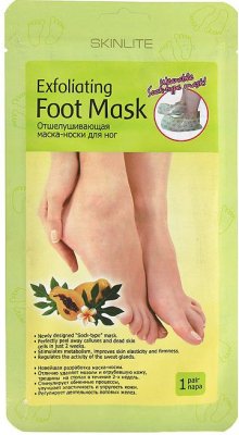Купить skinlite (скинлайт) маска-носки для ног отшелушивающая (размер 35-40) в Богородске
