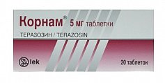Купить корнам, таблетки 5мг, 20 шт в Богородске