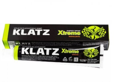Купить klatz (клатц) зубная паста xtreme energy drink женьшень, 75мл в Богородске