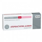 Купить аторвастатин-алиум, таблетки, покрытые пленочной оболочкой 10мг, 30 шт в Богородске