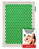 Купить аппликатор массажер медицинский тибетский на мягкой подложке 41х60 см, зеленый в Богородске