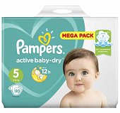 Купить pampers active baby (памперс) подгузники 5 юниор 11-16кг, 90шт в Богородске