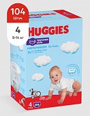 Купить huggies (хаггис) трусики 4 для мальчиков, 9-14кг 104 шт в Богородске
