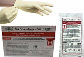 Купить перчатки sfm хирургические латексные стерильные неопудрен текстурир размер 8,5 натуральные, 50 пар в Богородске