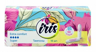Купить iris (ирис), тампоны супер, 16шт в Богородске