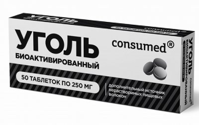 Купить уголь биоактивированный консумед (consumed), таблетки 50 шт бад в Богородске