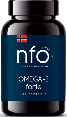 Купить норвегиан фиш оил (nof) омега-3 форте, капсулы 1384мг, 120 шт бад в Богородске