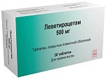 Купить леветирацетам, таблетки, покрытые пленочной оболочкой 500мг, 30 шт в Богородске