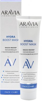 Купить aravia (аравиа) маска-филлер для лица увлажняющая гиалуроновая, 100мл в Богородске