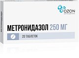 Купить метронидазол, таблетки 250мг, 20 шт в Богородске