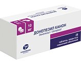 Купить донепезил канон, таблетки, покрытые пленочной оболочкой 10 мг 28 шт. в Богородске