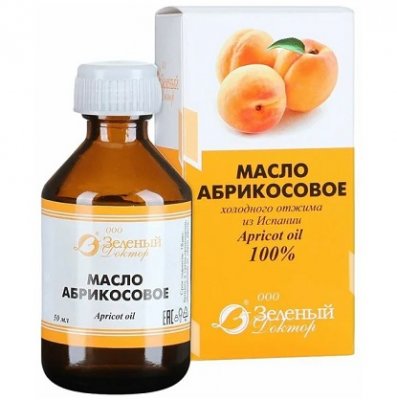 Купить масло косметическое абрикосовое флакон 50мл, зеленый доктор в Богородске