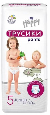Купить bella baby happy (белла) подгузники-трусики 5 юниор 11-18кг 40 шт в Богородске