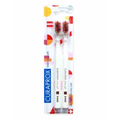 Купить курапрокс (curaprox) набор зубных щеток ultrasoft duo pop art, 2 шт. в Богородске