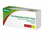 Купить клопидогрел/аск-тева, таблетки 100мг+75мг, 28 шт в Богородске