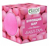 Купить oleos (олеос) шар для ванн бурлящий бабл-гам, 110г в Богородске