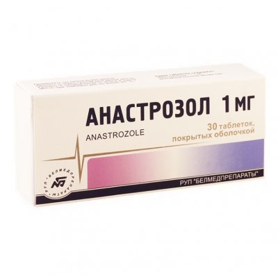 Купить анастрозол, таблетки, покрытые пленочной оболочкой 1мг, 30 шт в Богородске