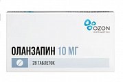 Купить оланзапин, таблетки диспергируемые в полости рта 10 мг, 28 шт в Богородске