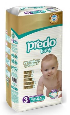 Купить predo (предо) baby pants подгузники размер 3, 4-9кг, 44 шт в Богородске