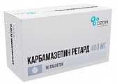 Купить карбамазепин ретард, таблетки с пролонгированным высвобождением 400мг 50шт в Богородске