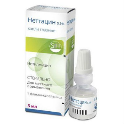 Купить неттацин, глазные капли 0,3%, 5мл в Богородске