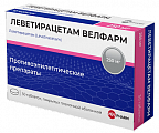 Купить леветирацетам велфарм, таблетки покрытые пленочной оболочкой 250 мг, 30 шт в Богородске