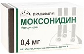 Купить моксонидин, таблетки, покрытые пленочной оболочкой 0,4мг, 90 шт в Богородске