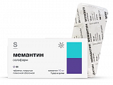 Купить мемантин солофарм, таблетки покрытые пленочной оболочкой 10 мг, 90 шт в Богородске