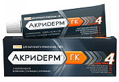 Купить акридерм гк, крем для наружного применения 0,05%+0,1%+1%, туба 30г в Богородске