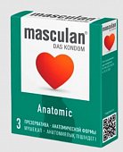 Купить masculan (маскулан) презервативы облегающей анатомической формы anatomic, 3 шт в Богородске