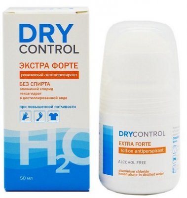 Купить dry control forte (драй контрол) экстра форте дабоматик от обильного потоотделения без спирта ролик 30% 50 мл в Богородске