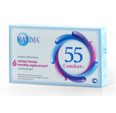 Купить контактные линзы maxima 55 comfort plus №6, -3,75 в Богородске