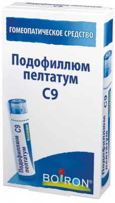 Купить подофиллюм пелтатум с9 гомеопатические монокомпонентный препарат растительного происхождения гранулы гомеопатические 4 гр в Богородске